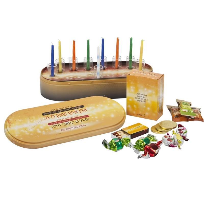 התמונה הראשית של חנו-קיט ונרות עם מתוקים 1
