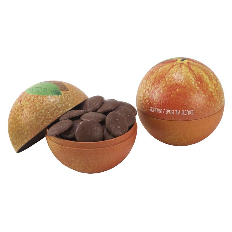 התמונה הראשית של שוקולד גורמה בכדור תפוז