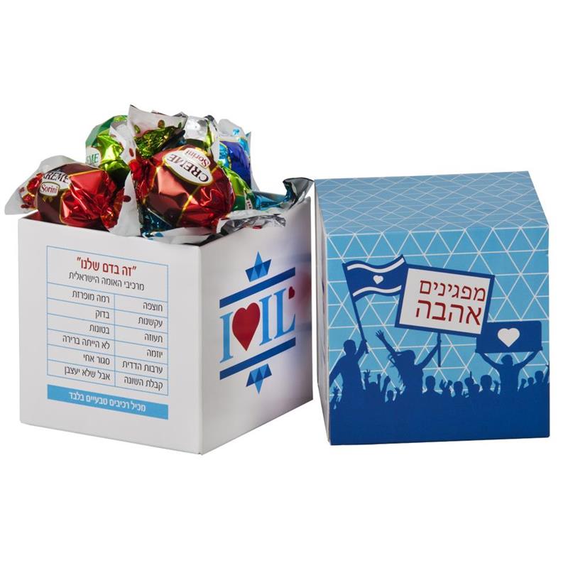 התמונה הראשית של בונבוני שוקולד במארז I LOVE IL