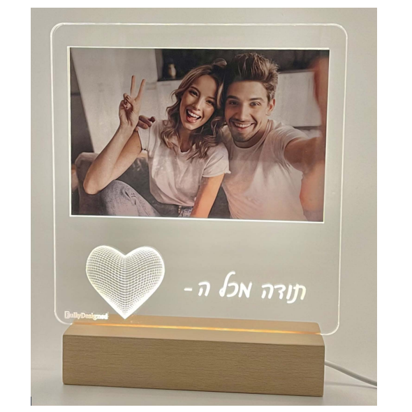 התמונה הראשית של מנורת לד הדפס תלת מימד על פרספקט - סוגים שונים