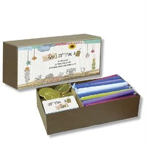 קופסא עם נרות וגפרורים-  ציפור הנפש