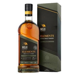 בקבוק וויסקי 700 מל Elements Peted - מזקקת M&H