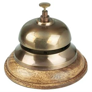 פעמון נחושת לשולחן 